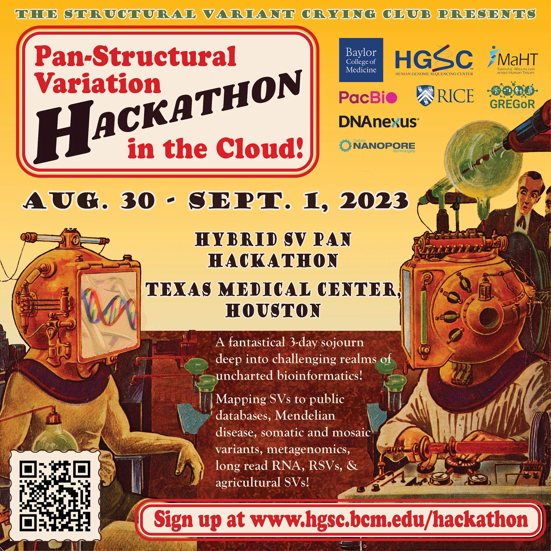 Hackathon 2023 flyer